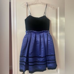 Betsey Johnson black velvet dress